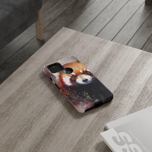 Red Panda in Watercolor - Impact Resistant Phone Case